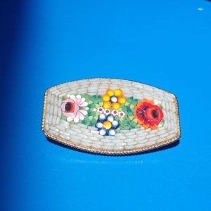 Host🎉Pick Vintage Italian Micro Mosaic Brooch
